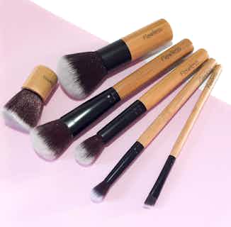 Ethically Made Makeup Brush Set | Everyday Collection from Flawless in vegan friendly makeup brushes, natural vegan makeup brands