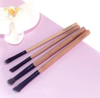 Ethically Made Makeup Brush Set | Beautiful Eyes Collection from Flawless in vegan friendly makeup brushes, natural vegan makeup brands