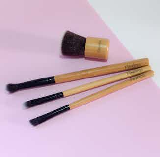 Ethically Made Makeup Brush Set | On The Go Collection from Flawless in vegan friendly makeup brushes, natural vegan makeup brands