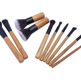 Ethically Made Makeup Brush Set | The Complete 11 Piece Set from Flawless in vegan friendly makeup brushes, natural vegan makeup brands