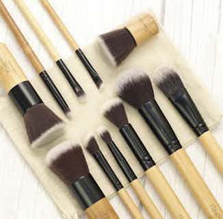 Ethically Made Makeup Brush Set | The Complete 11 Piece Set from Flawless in vegan friendly makeup brushes, natural vegan makeup brands