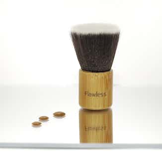 Ethically Made Make-Up Brush | Foundation & Powder Kabuki from Flawless in vegan friendly makeup brushes, natural vegan makeup brands