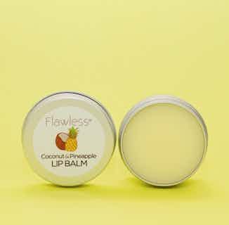 Natural Hydrating Lip Balm | Coconut and Pineapple | 15g from Flawless in natural organic lip balms & scrubs, vegan friendly skincare