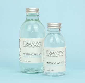 Natural Plastic Free Micellar Water | Aloe and Lavender | 100ml or 200ml from Flawless in vegan face makeup, natural vegan makeup brands