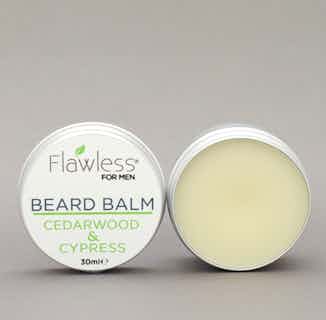 Handmade Conditioning Beard Balm | Cedarwood and Cypress | 30ml from Flawless in organic beard oils, cruelty-free haircare