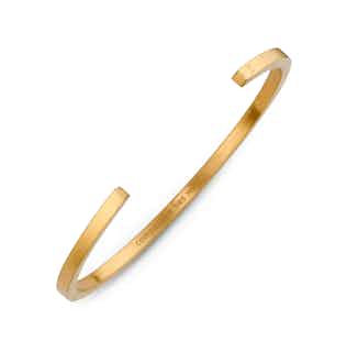 Isle Collection | Recycled Metal Gold Bangle from Votch in ethically made bangles, sustainably sourced jewellery
