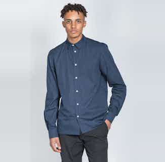 Organic Long-Sleeve Men's Shirt | Navy from Rozenbroek