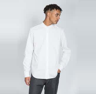 Organic Men's Long Sleeve Shirt | White from Rozenbroek