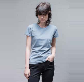 Organic Cotton T-Shirt | Petrol Blue from Rozenbroek in eco-conscious t-shirts for women, Sustainable Tops For Women