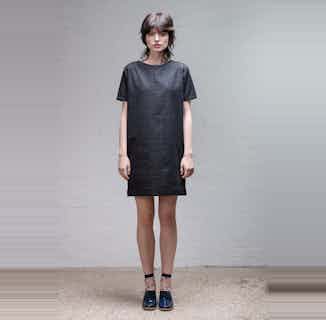 Organic Denim Dress | Black from Rozenbroek in ethical skirts & dresses, Women's Sustainable Clothing