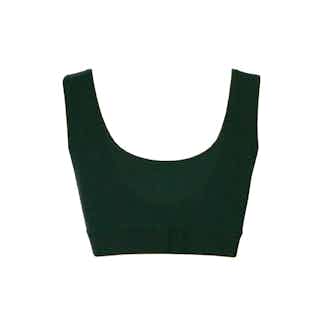Organic Bamboo Sports Bra | Black from Rozenbroek in sustainable bras, eco friendly undies for women