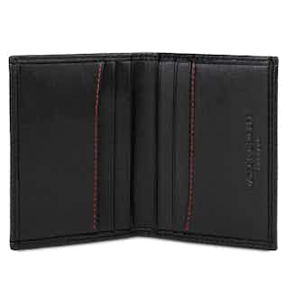 Bifold | Recycled PET Card Holder | Black from Watson & Wolfe in luxury vegan wallets & cardholders, ethical men's fashion accessories