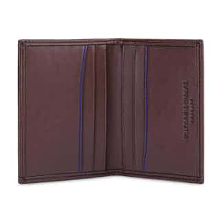 Bifold | Recycled PET Card Holder | Chestnut Brown from Watson & Wolfe in luxury vegan wallets & cardholders, ethical men's fashion accessories