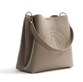 Tabitha | Vegan Leather Women's Bucket Bag | Beige from GUNAS New York