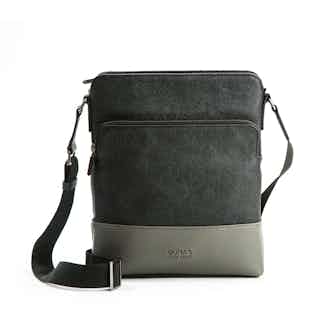 Tom | Vegan Leather Men's Sling Bag | Grey from GUNAS New York in Crossbody Bags, ethically sourced bags