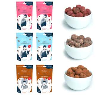 Oh Lily! Chocolate Snack Box | 6 Vegan Snacks from Oh Lily Snacks in plant based snack boxes & hampers, Sustainable Food & Drink