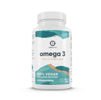 Vegan Omega 3 DHA | 60 Algae Oil Capsules from Omvits