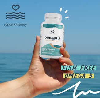 Vegan Omega 3 DHA | 60 Algae Oil Capsules from Omvits in vegan friendly supplements, Sustainable Beauty & Health