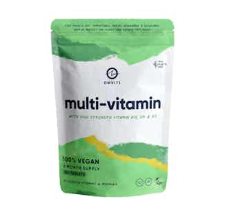 Vegan Multivitamins & Minerals | 180 Tablets from Omvits in vegan friendly supplements, Sustainable Beauty & Health
