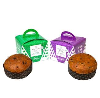 Organic Vegan Panettone | Classic & Chocolate | 500g x2 from Mindful Bites in Sustainable Food & Drink