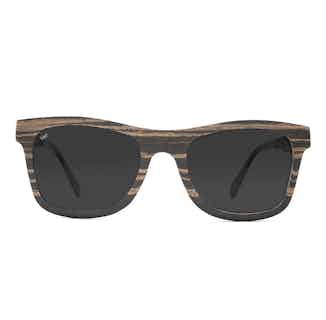 Finch | Sustainable Sandalwood & Recycled Aluminium Sunglasses | Black or Amber from Bird Sunglasses in eco-friendly polarized sunglasses for women, sustainable vegan accessories for women