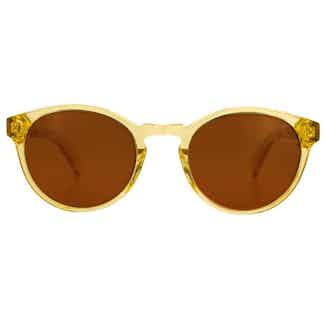 Kaka | Recycled Plastic & Sustainable Wood Sunglasses | Gold Honey from Bird Sunglasses in eco-friendly polarized sunglasses for women, sustainable vegan accessories for women