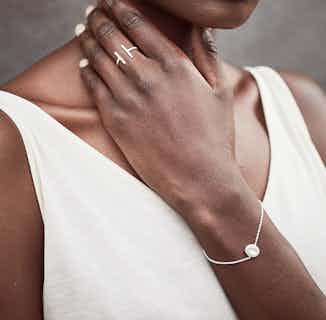 Jaya | Sustainably Sourced Pendent Bracelet | Silver | Brushed or Shiny from So Just Shop in sustainable bracelets, sustainably sourced jewellery