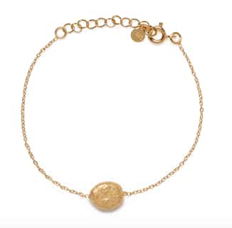 Jaya | Sustainably Sourced Chain Pendant Bracelet | Gold from So Just Shop in sustainable bracelets, sustainably sourced jewellery