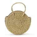 Sustainable Palm Leaves Shoulder Bag Shopper | Beige from So Just Shop in sustainable canvas tote bags, sustainable designer bags