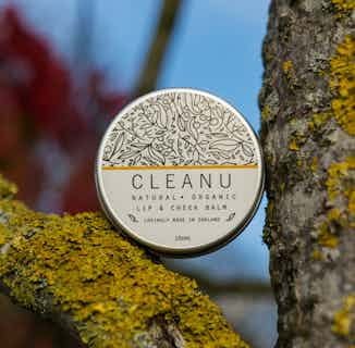 Sunflower & Sesame Organic Essential Oils Balm | Lip & Cheek from Clean U Skincare in natural organic lip balms & scrubs, vegan friendly skincare