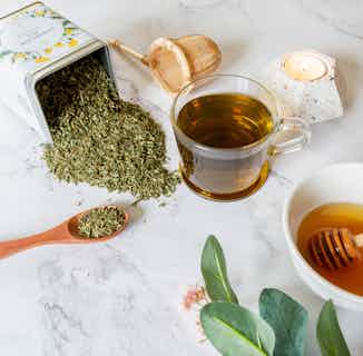 Handcrafted Bamboo Tea Strainer | Leaf Weave from Clean U Skincare