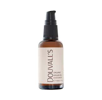Natural Organic Argan Oil Moisturiser | Fragrance Free | 50ml from Douvalls in natural face care, vegan friendly skincare
