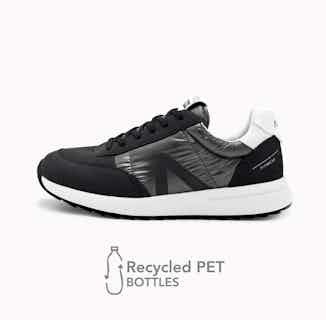 Ecowear | Recycled Plastic Vegan Trainers | Black from ACBC in ethical men's trainers, sustainable footwear for men
