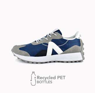 GreenTrek | Recycled Plastic Vegan Trainers | Blue & White from ACBC