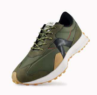GreenTrek | Recycled Plastic Vegan Trainers | Olive from ACBC