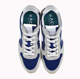 RecycleOne | Recycled Plastic Vegan Trainers | Grey & Navy from ACBC