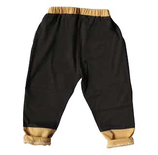 Creator | GOTS Certified Organic Cotton Kid's Playpants | Brown & Black Cookie Jar from Nudnik in organic bottoms for babies, sustainable baby & toddler clothing