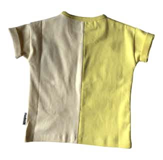 Disruptor | GOTS Certified Organic Cotton Kid's Tee | Mellow Yellow from Nudnik in organic baby tops, sustainable baby & toddler clothing