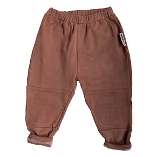 Creator | GOTS Certified Organic Cotton Kid's Playpants | Mauve Pottery from Nudnik in sustainable boys trousers, sustainable boys clothing