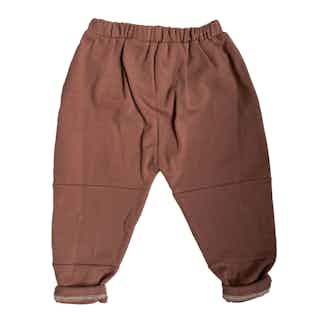 Creator | GOTS Certified Organic Cotton Kid's Playpants | Mauve Pottery from Nudnik in sustainable boys trousers, sustainable boys clothing