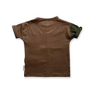 Disruptor | GOTS Certified Organic Cotton Kid's Tee | Brown Take a Hike from Nudnik in organic baby tops, sustainable baby & toddler clothing