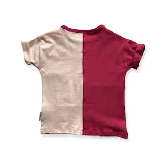 Disruptor | GOTS Certified Organic Cotton Kid's Tee | Pink Love from Nudnik in sustainable baby & toddler clothing, Sustainable Children's Clothing