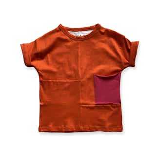 Disruptor | GOTS Certified Organic Cotton Kid's Tee | Red Grapefruit from Nudnik in sustainable baby & toddler clothing, Sustainable Children's Clothing