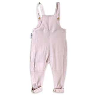 Candy | GOTS Certified Organic Cotton Kid's Jumpsuit | Natrual from Nudnik in sustainable girls dungarees, sustainable girls clothing