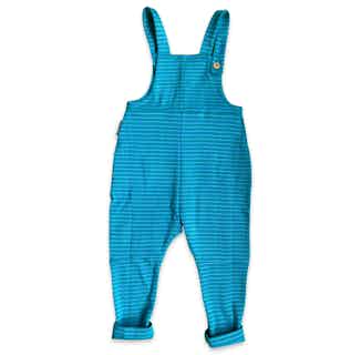 Dizzy | GOTS Certified Organic Cotton Kid's Jumpsuit | Blue from Nudnik in sustainable boys dungarees, sustainable boys clothing