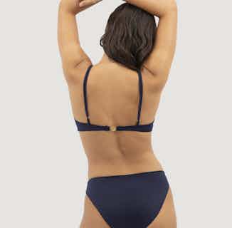 Canggu |  Econyl® Bikini Top | Deep Sea from 1 People in ethically made swimwear, Women's Sustainable Clothing