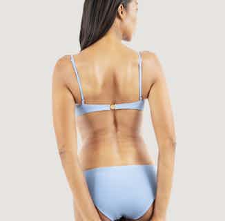 Canggu | Recycled Econyl® Bikini | Ocean Spray Blue from 1 People in ethically made swimwear, Women's Sustainable Clothing