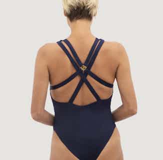 Santorini | Econyl®  Swimsuit | Deep Sea from 1 People in ethically made swimwear, Women's Sustainable Clothing