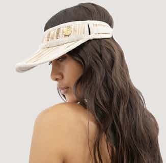 Casablanca | Linen Visor Cap | Neutral from 1 People in Women's Sustainable Clothing
