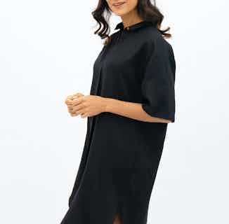 Seville | TENCEL™ Midi Dress | Licorice Black from 1 People in ethical skirts & dresses, Women's Sustainable Clothing